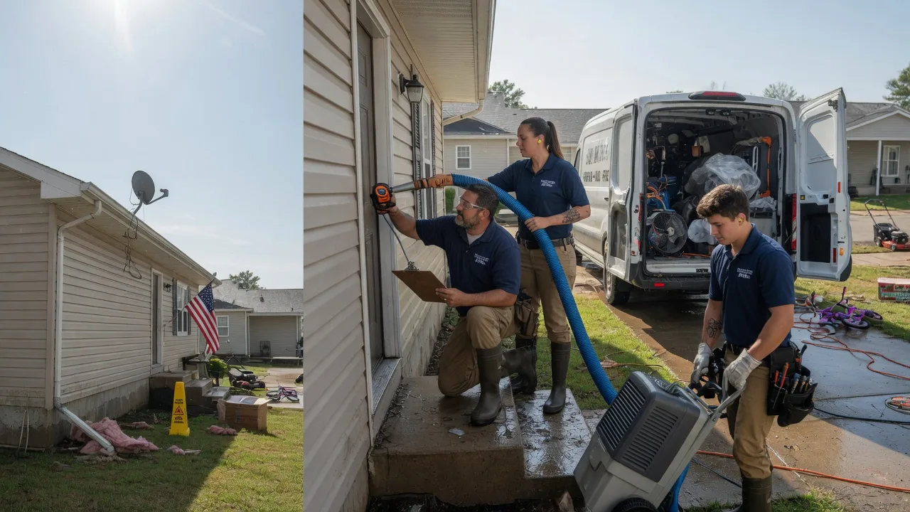 Ceiling Water Damage Restoration in Doucette, TX near me